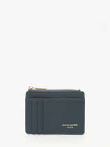 Portemonnee Met Kaarthouder David jones Blauw saffiano 1